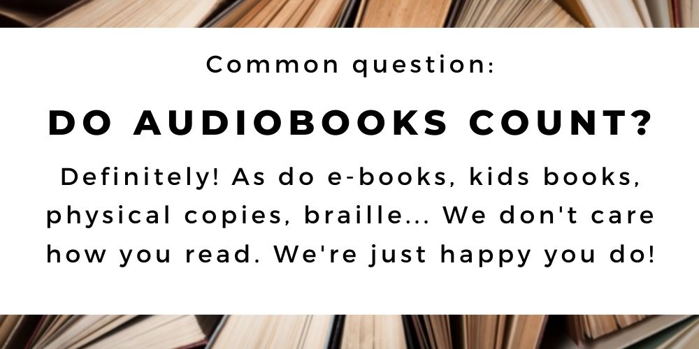 The 52 Book Club 2021 guide, common question: Do audiobooks count? Definitely!