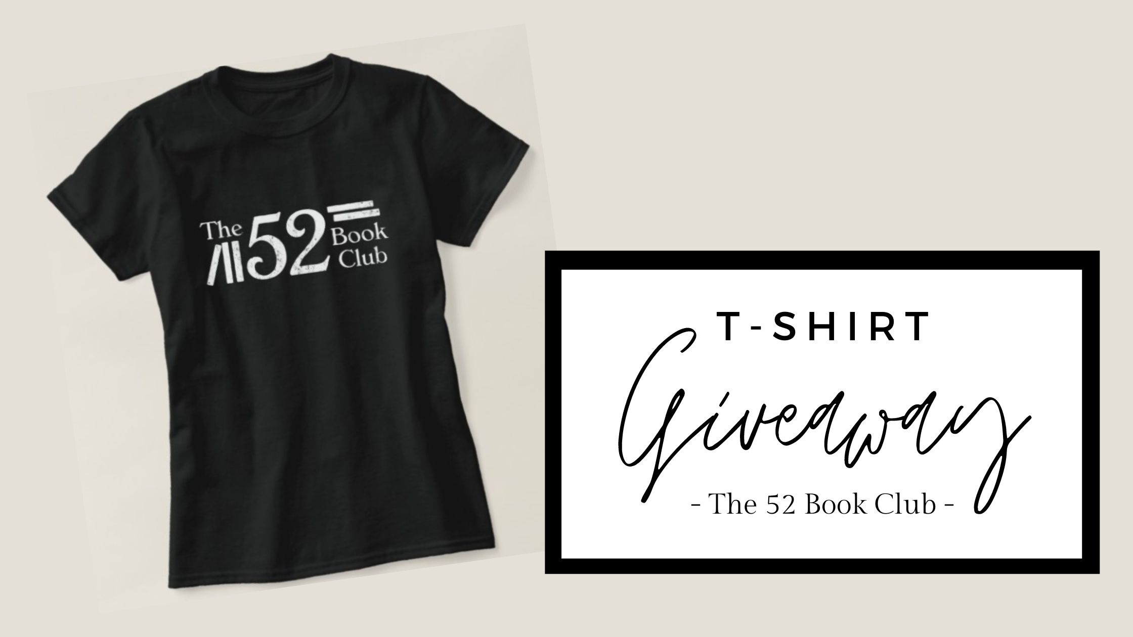 T-Shirt for 52 Book Club giveaway