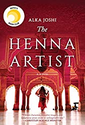 The Henna Artist cover -- a book featuring a woman facing away on the cover
