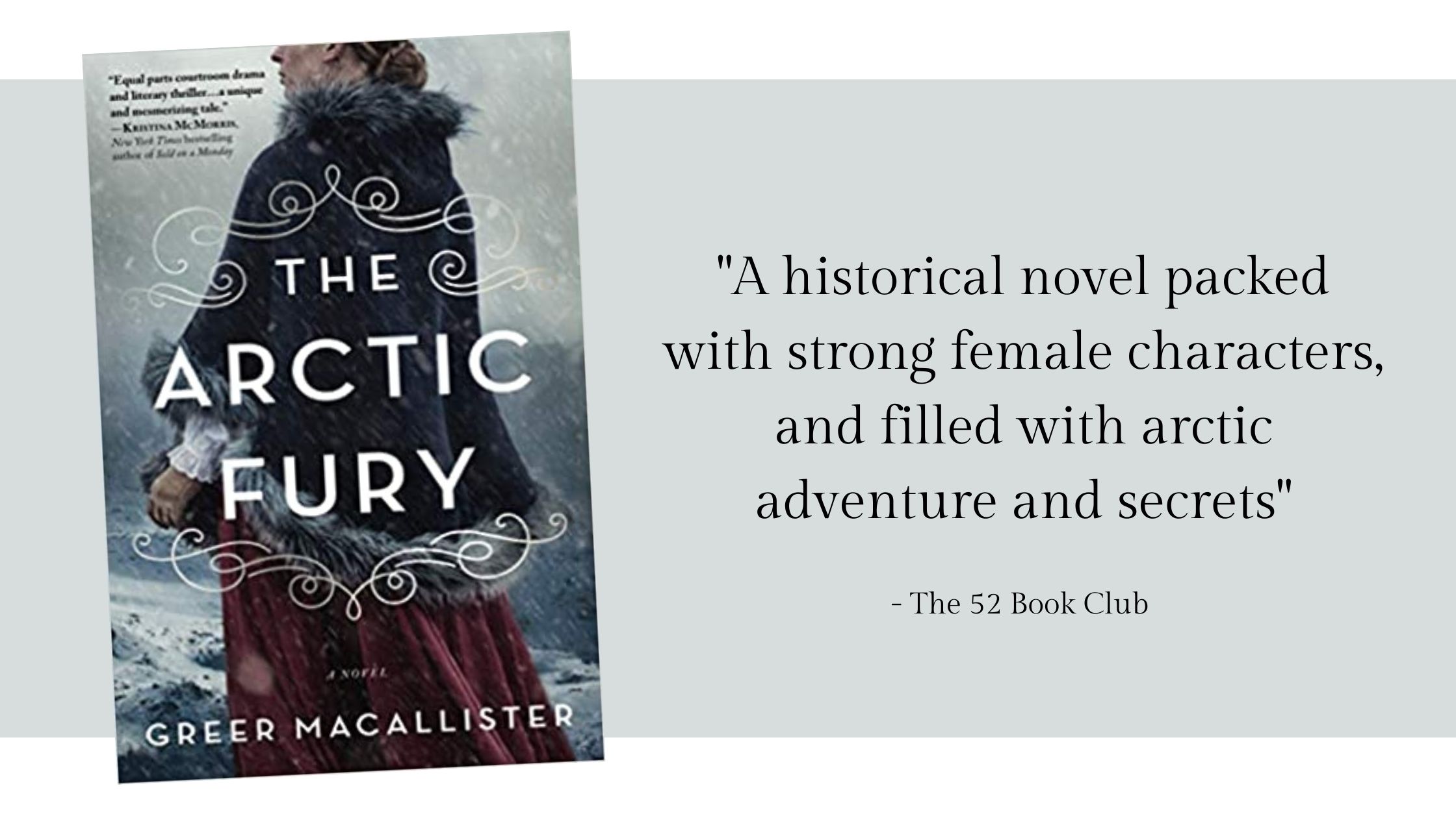 The Arctic Fury: a historical novel packed with strong female characters and filled with arctic adventure and secrets.