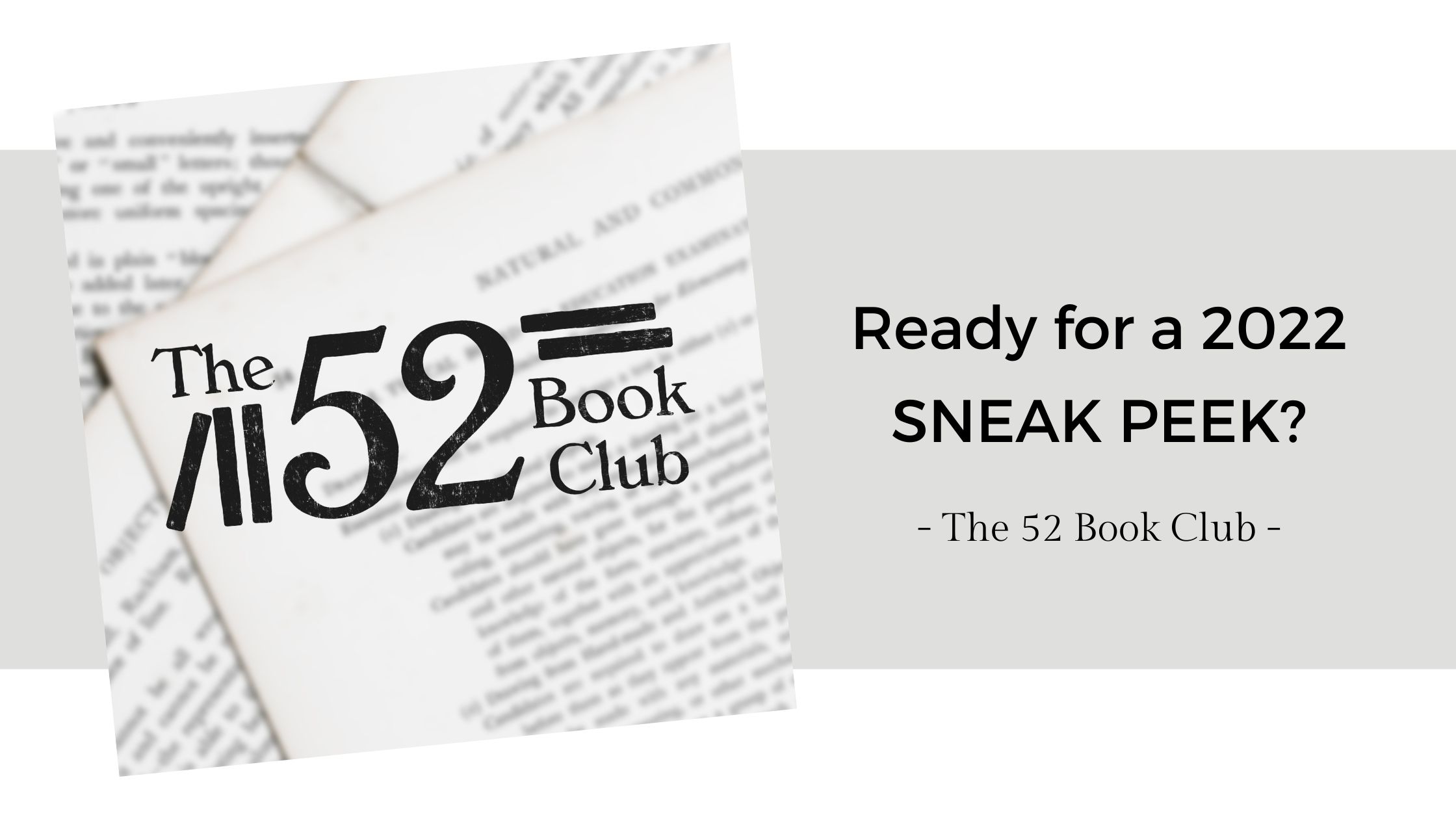 Three Winning Prompts for the 2022 52 Book Club Challenge!