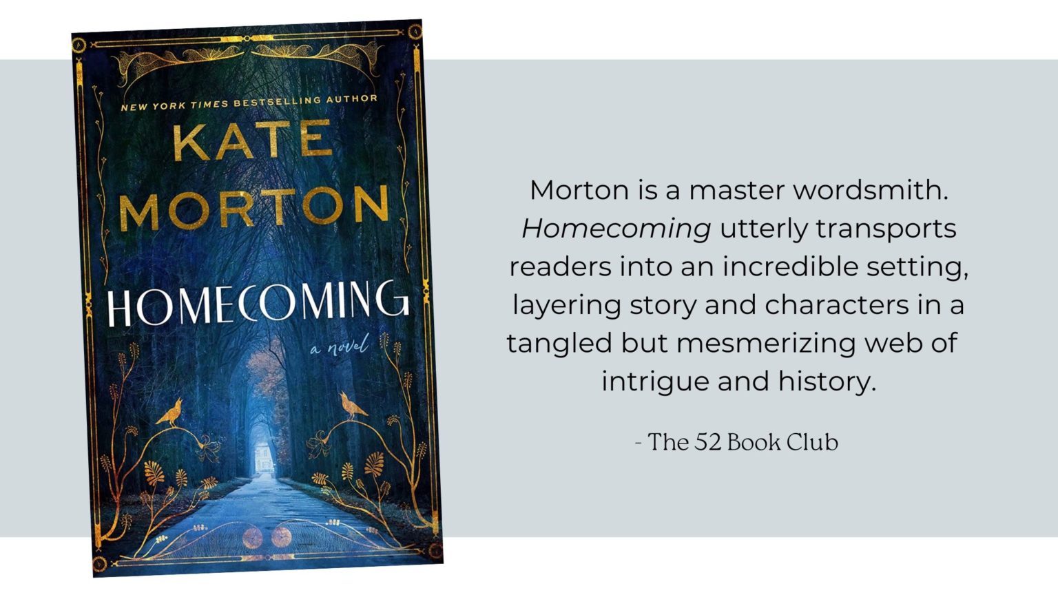 Homecoming – The 52 Book Club