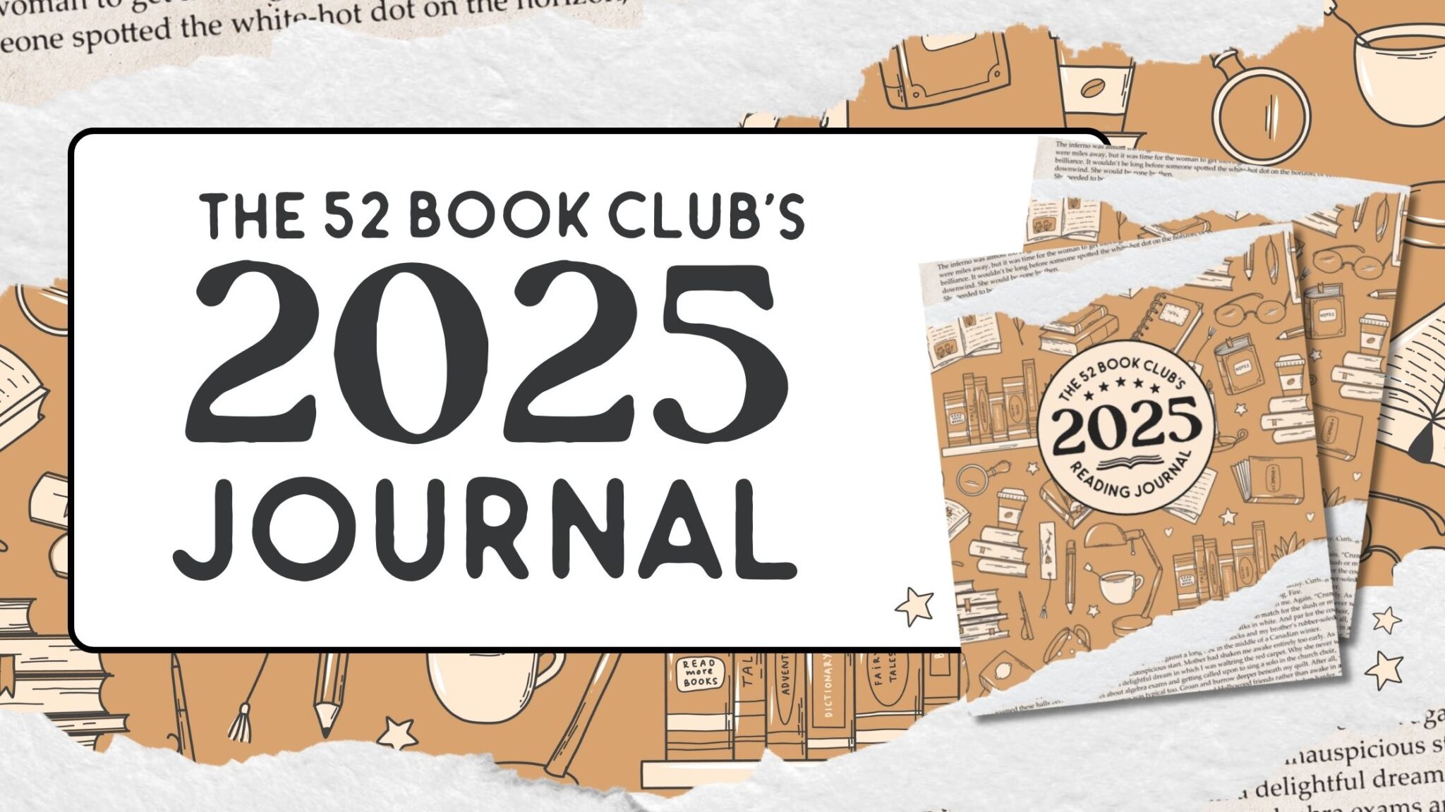 The 52 Book Club 2025 Challenge Journal – The 52 Book Club
